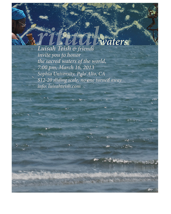 Ritual for the Waters 2013, digital poster